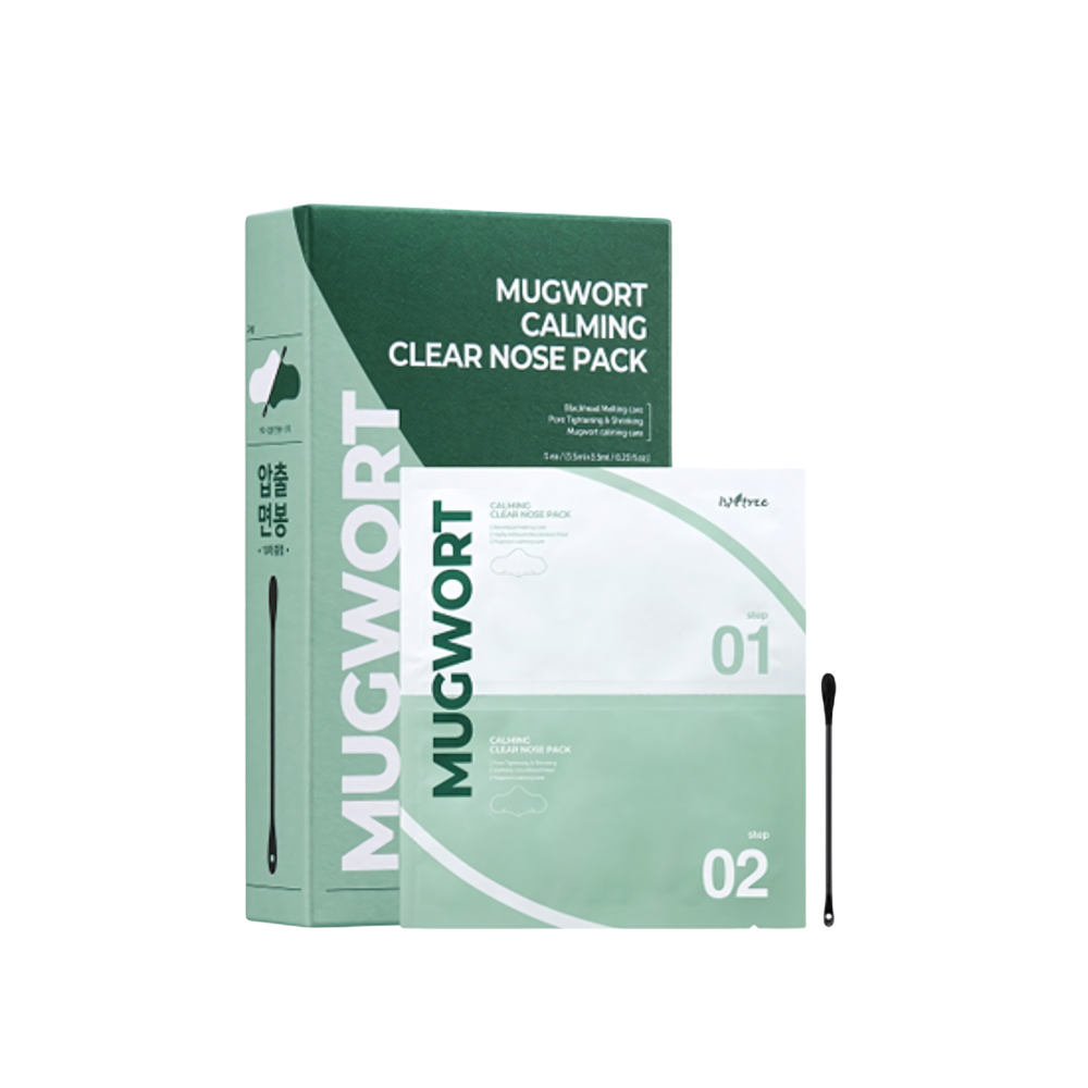Isntree Mugwort Calming Clear Nose Pack 5ea