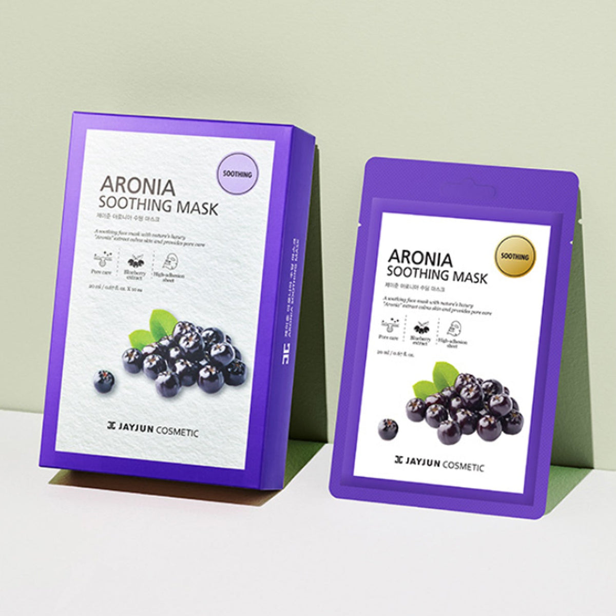 JAYJUN Aronia Soothing Mask (10 Sheets)