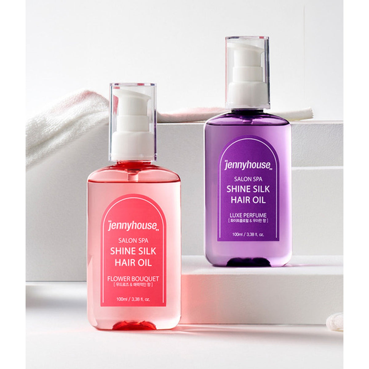 JENNYHOUSE Salon Spa Shine Silk Hair Oil 100ml (Choose 1 of 2)