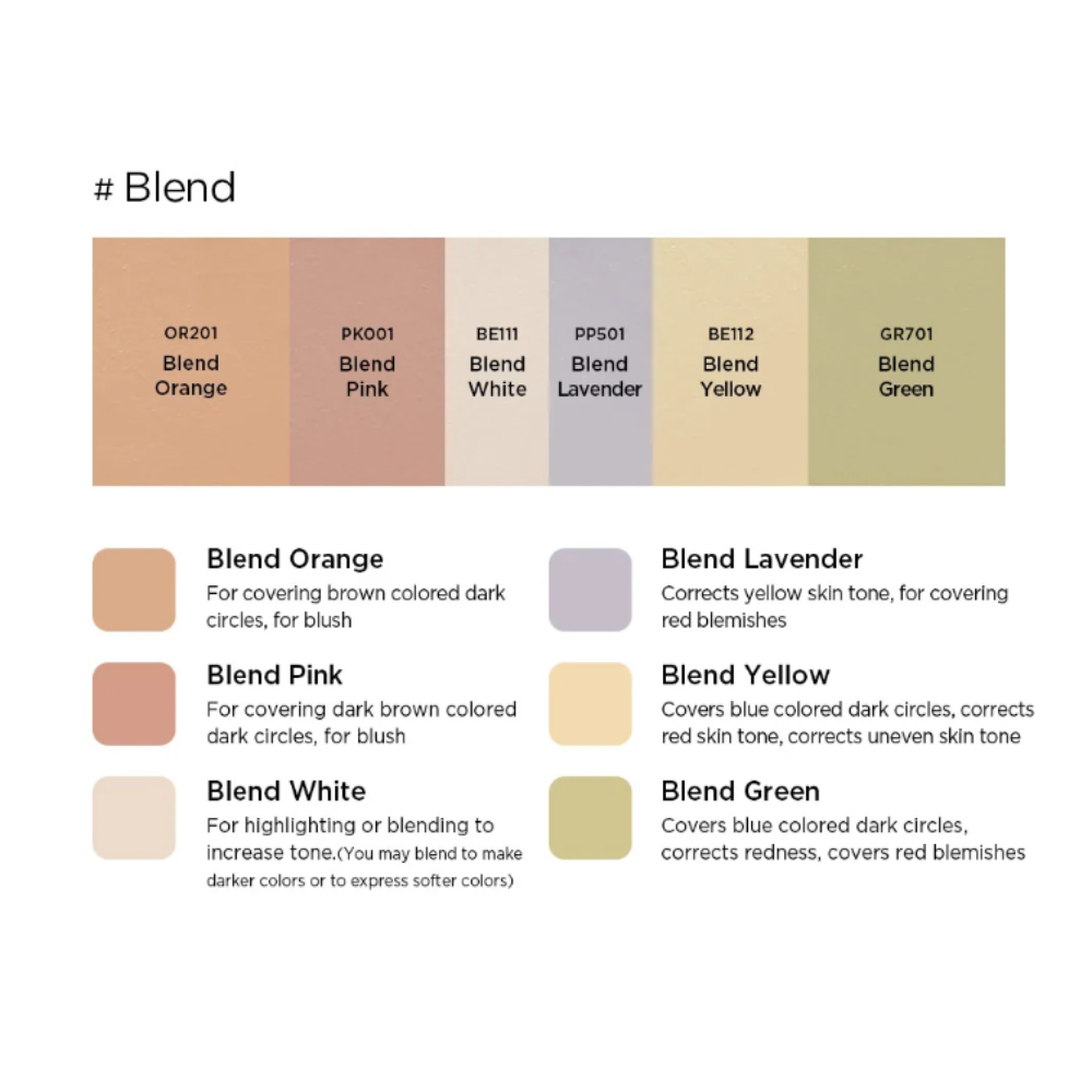 JUNG SAEM MOOL Artist Concealer Palette 6.6g