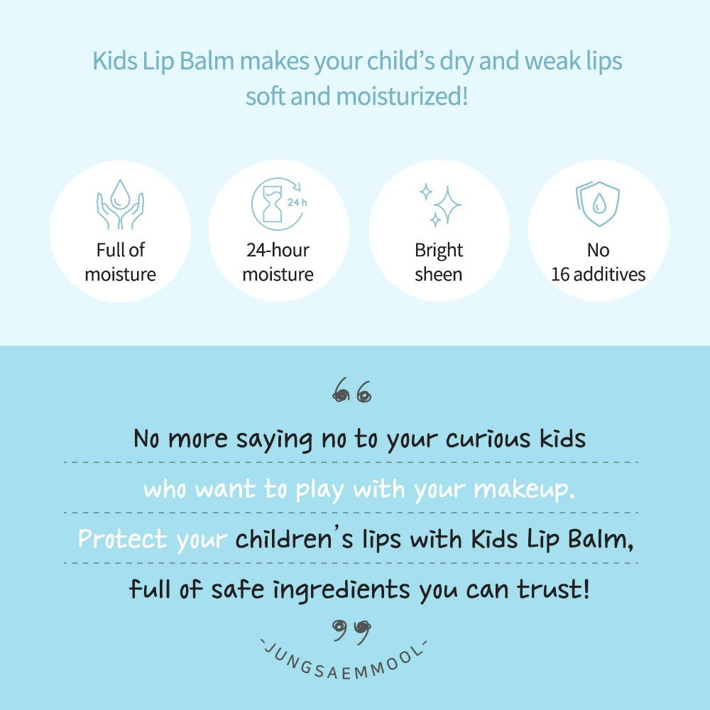 JUNG SAEM MOOL Kids Mild Lip Balm 4g