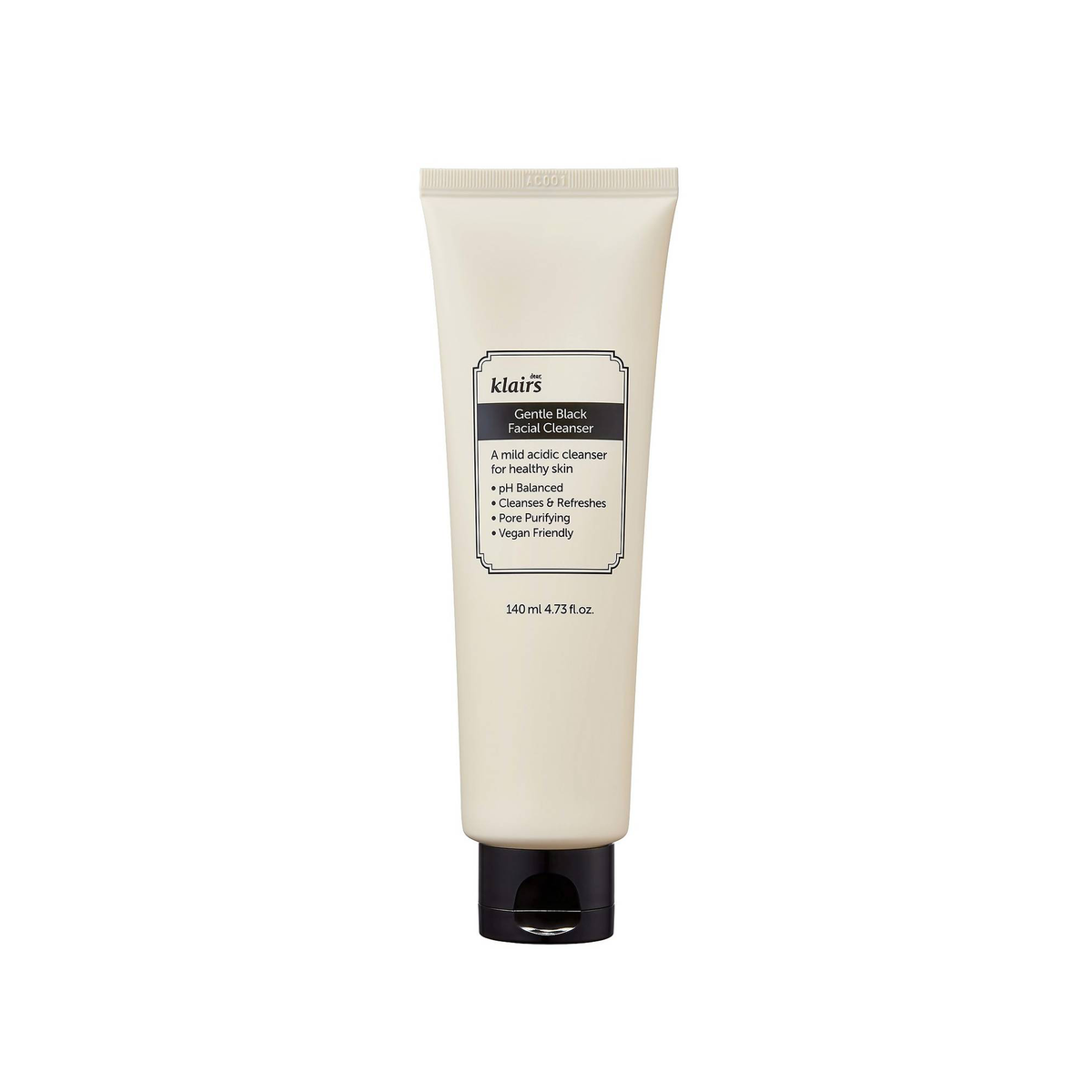 dear, klairs Gentle Black Facial Cleanser 140ml