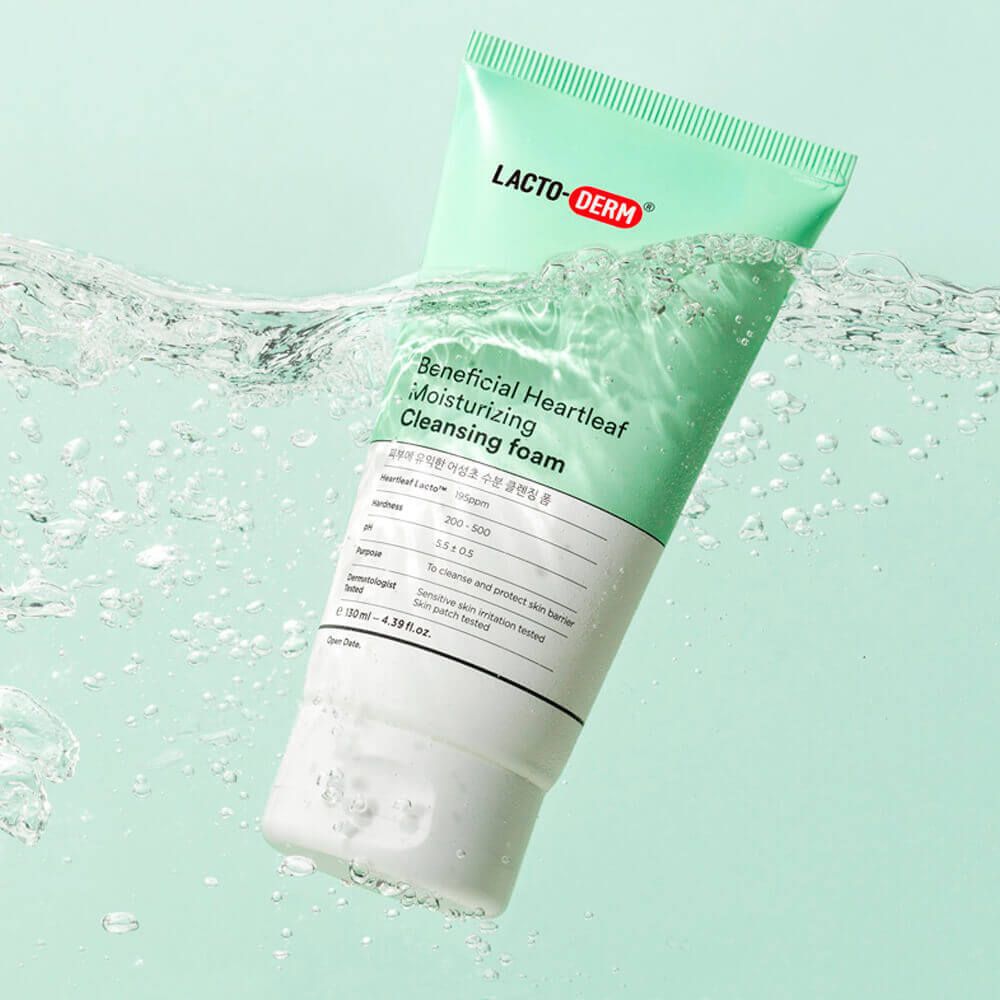 Lactoderm Beneficial Heartleaf Cleansing Foam 130ml