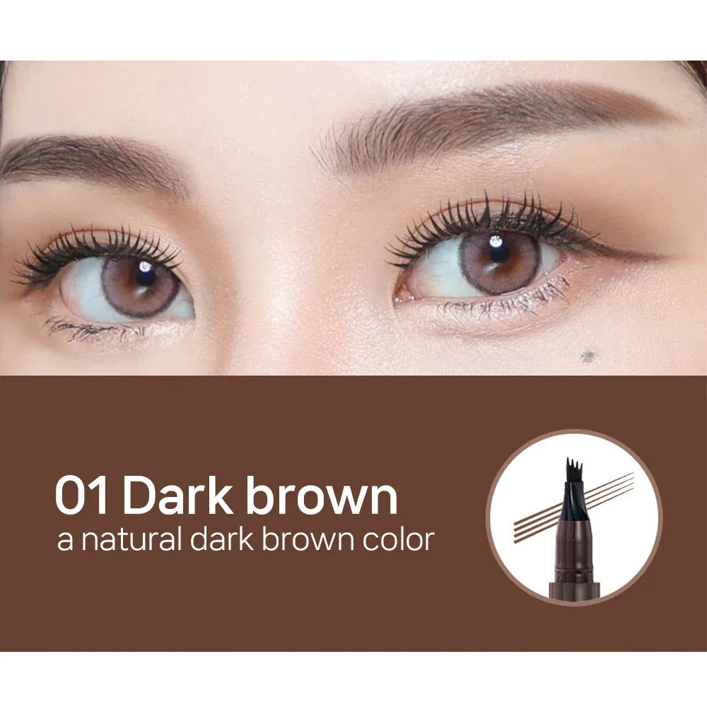 LIPHIP 4-Point Pure Look Eyebrow Tattoo Pen 0.8g 2 Colors