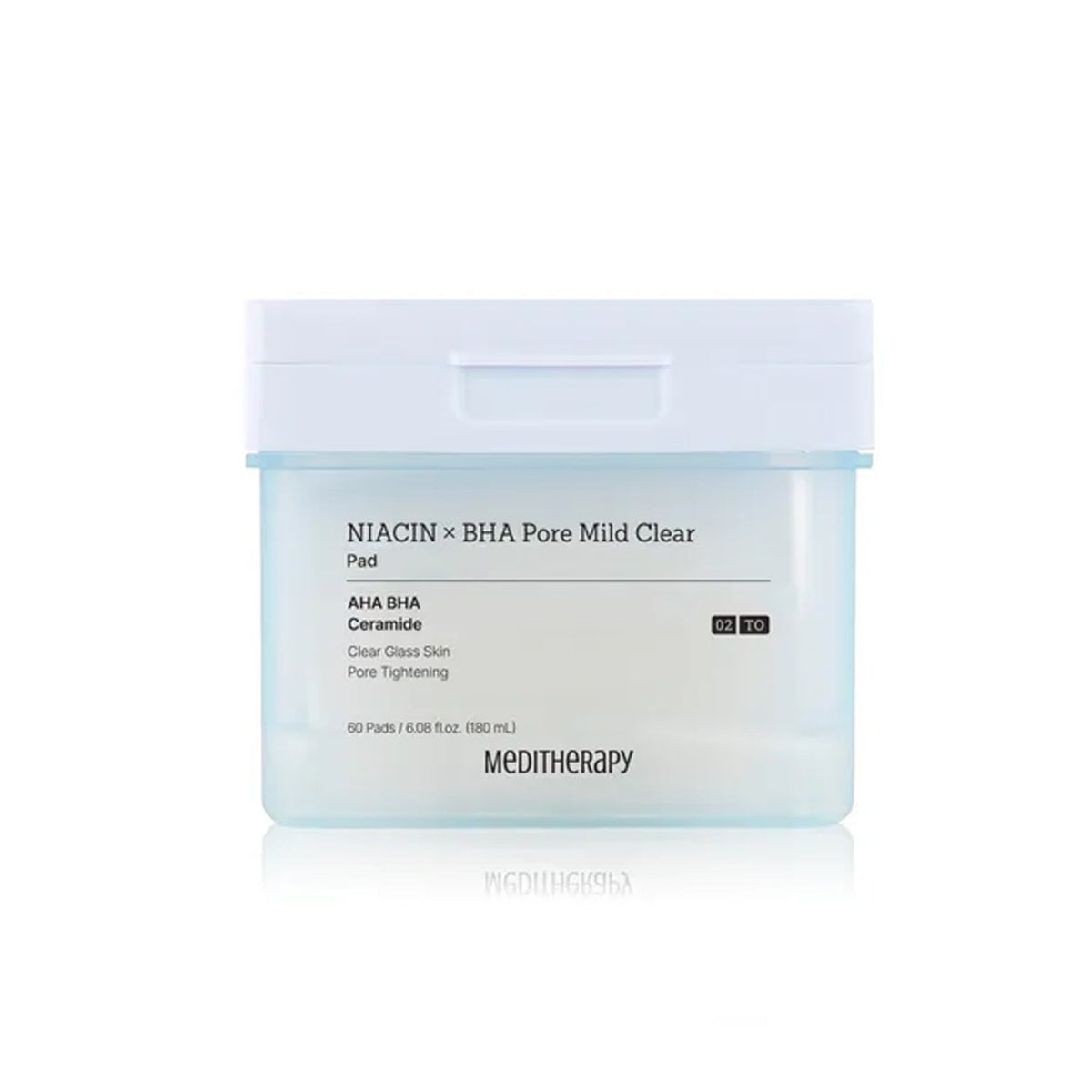 Meditherapy NIACIN x BHA Pore Mild Clear Pad 60ea