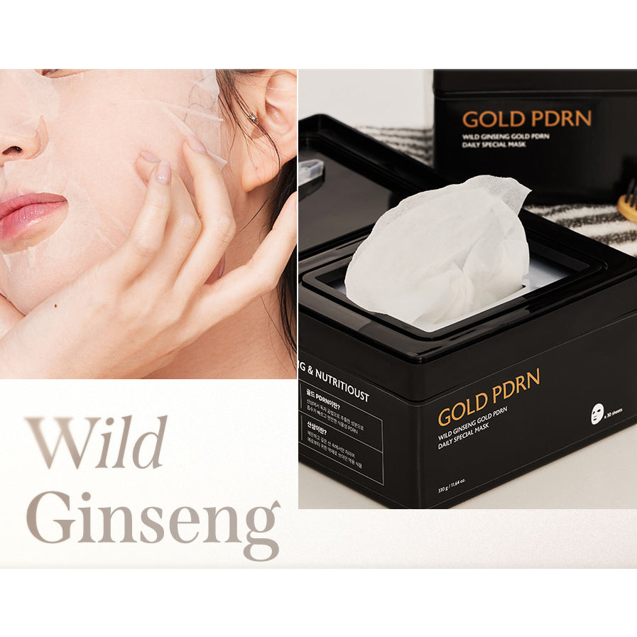 Milk Touch Wild Ginseng Gold PDRN Daily Special Mask 330g*30ea