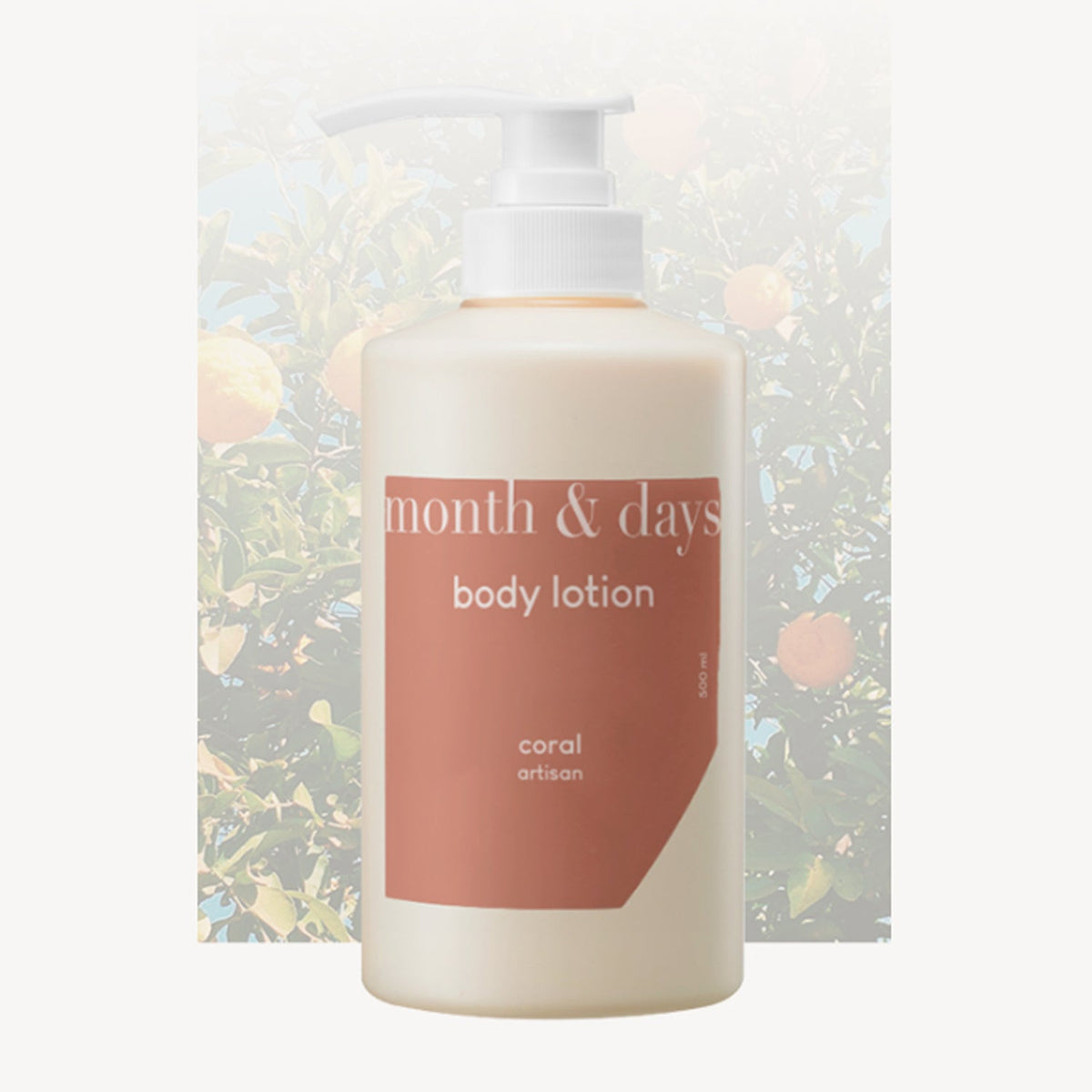 Month & Days Perfume Body Lotion Coral Artisan 500ml