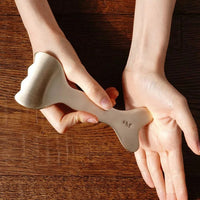 NOTDAM Bangjja Brassware Tulip Scalp Gua Sha Massager with Complimentary Jeogori Gift