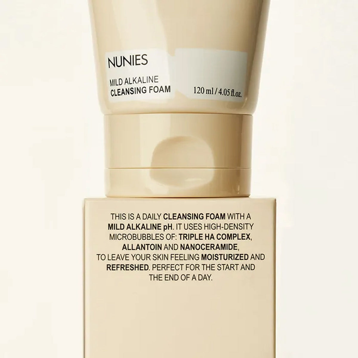NUNIES Mild Alkaline Cleansing Foam Hyaluron Whip 120ml