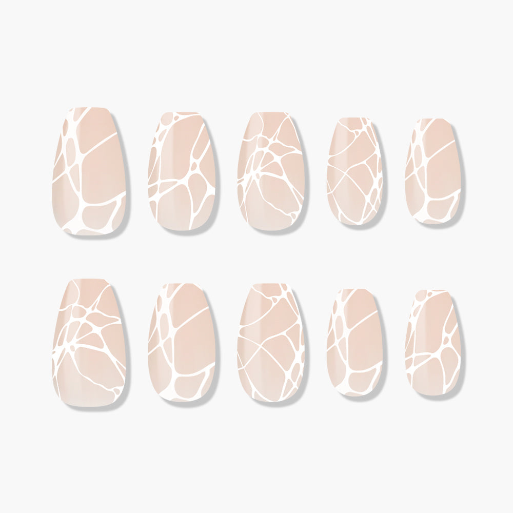 MUZMAK Nail Tips 36pcs #Objet(Coffin)