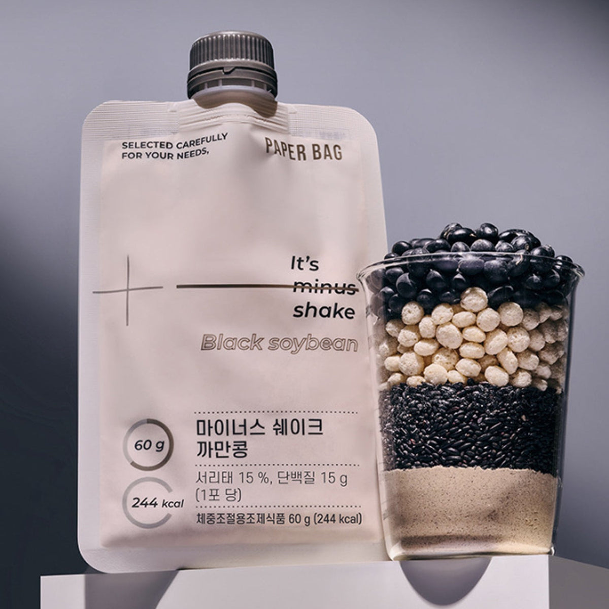 PAPER BAG Minus Shake Black Soybean (14 Pouches / 2-Week Plan)