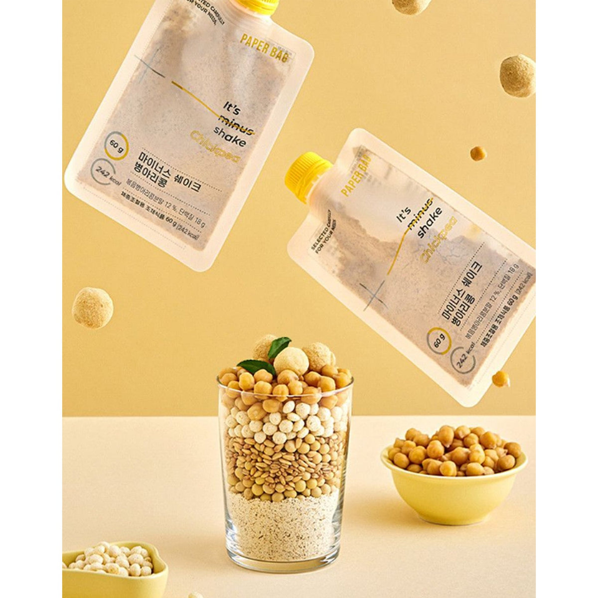 PAPER BAG Minus Shake Chickpea (14 Pouches / 2-Week Plan)