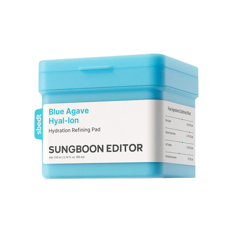 SUNGBOON EDITOR Blue Agave Hyal-ion Moisture Pad 150ml 60ea