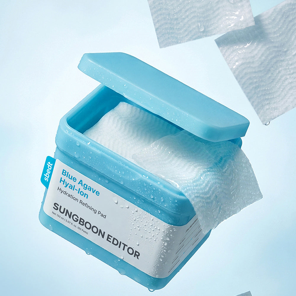SUNGBOON EDITOR Blue Agave Hyal-ion Moisture Pad 150ml 60ea