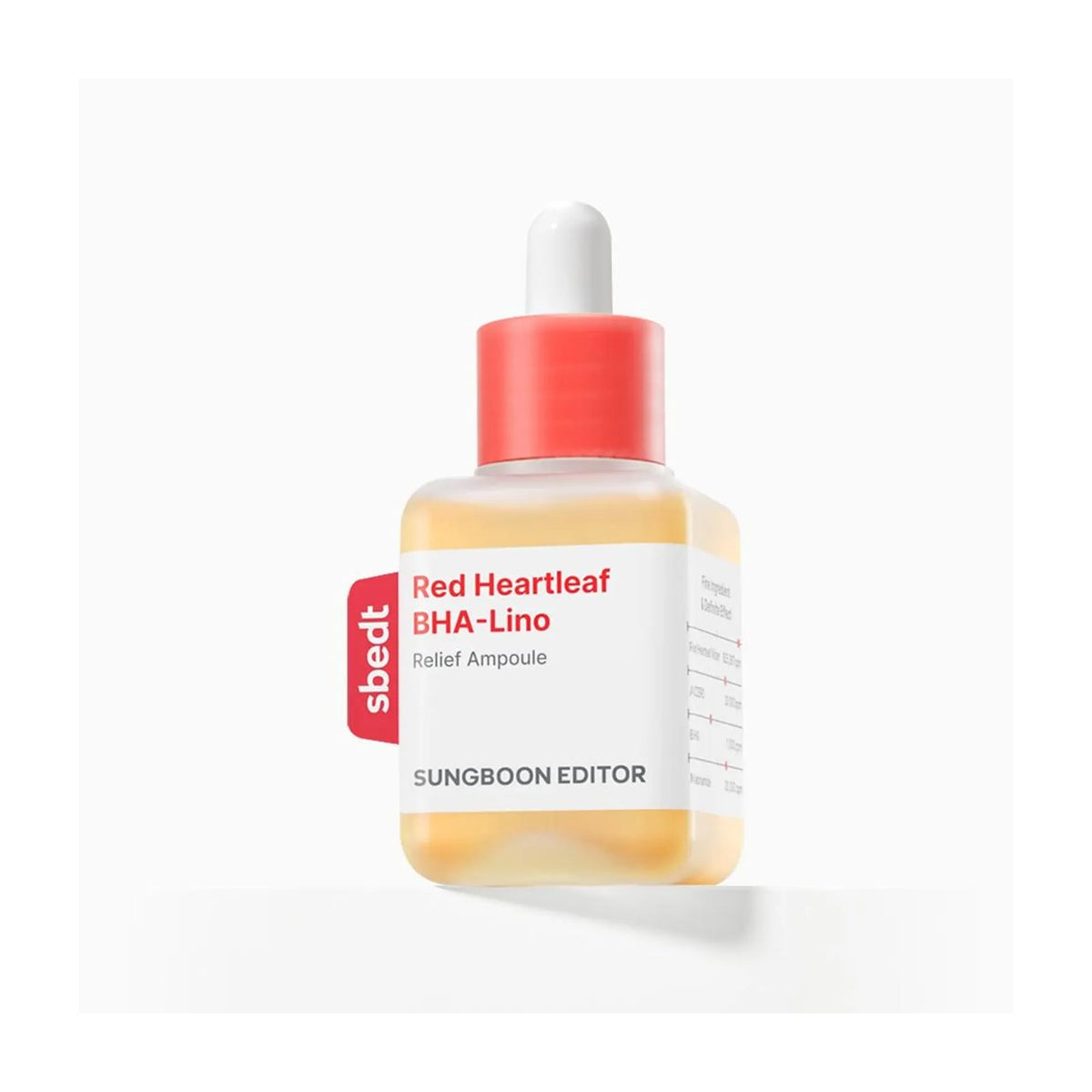 SUNGBOON EDITOR Red Heartleaf BHA-Lino Relief Ampoule 40ml