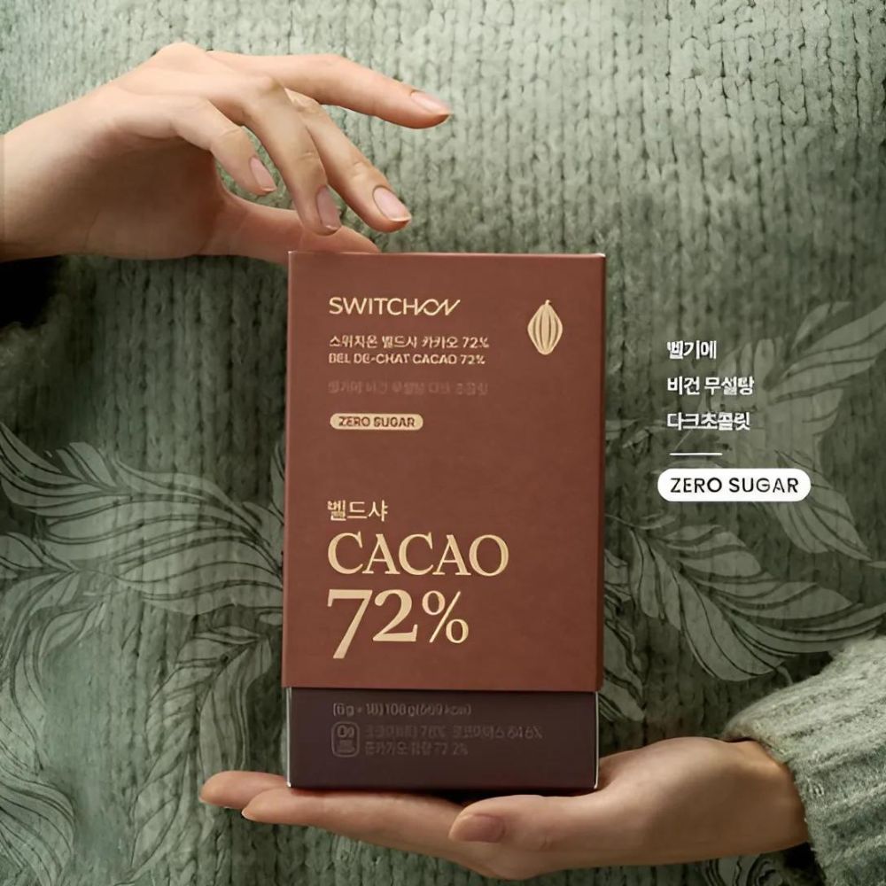 SWITCHON Belgium Bel De-Chat Cacao 72%