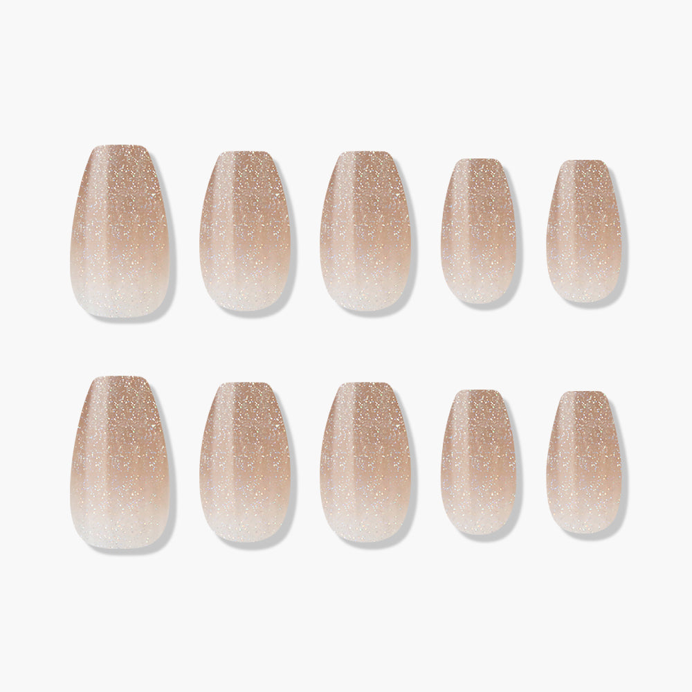 MUZMAK Nail Tips 36pcs #Sable(Coffin)