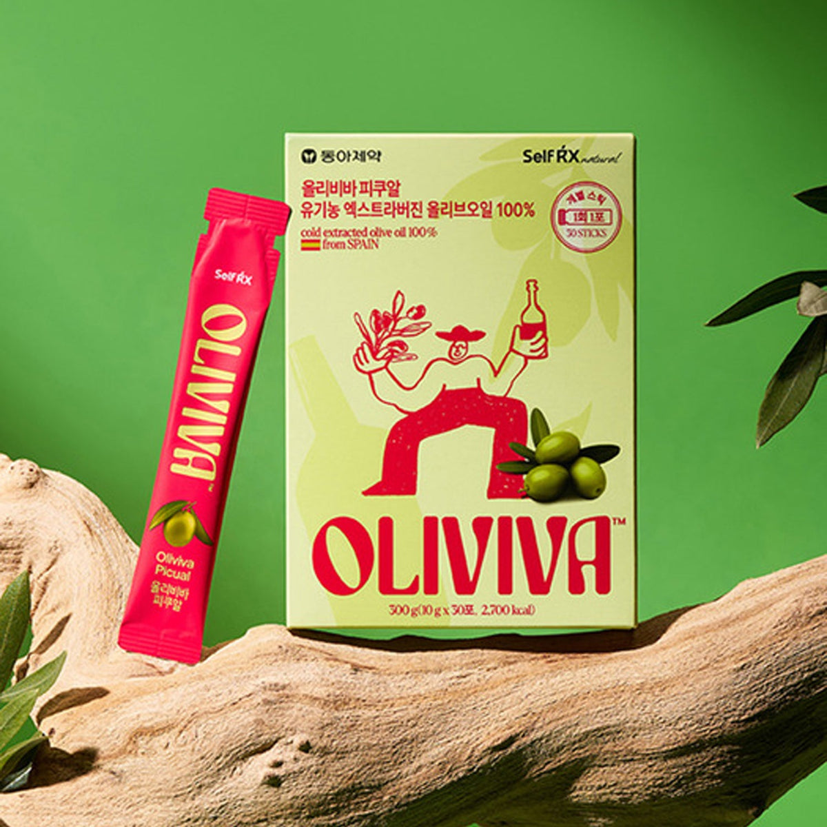 SelfRX Oliviva Picual Extra Virgin Olive Oil - Choose 1 (14 or 30 Packets)
