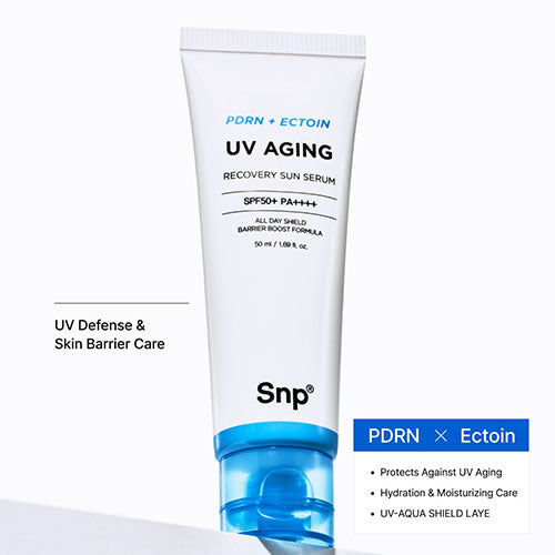 Snp PDRN Ectoin UV Aging Recovery Sun Serum 50ml