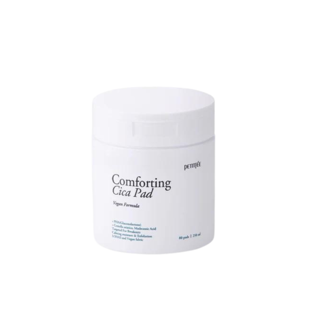 PETITFEE Comforting Cica Pad 250ml 80ea