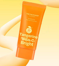 THE FACE SHOP Tangerine Vita C Brightening Tone-Up Sun Cream SPF 50+ PA+++ 50ml