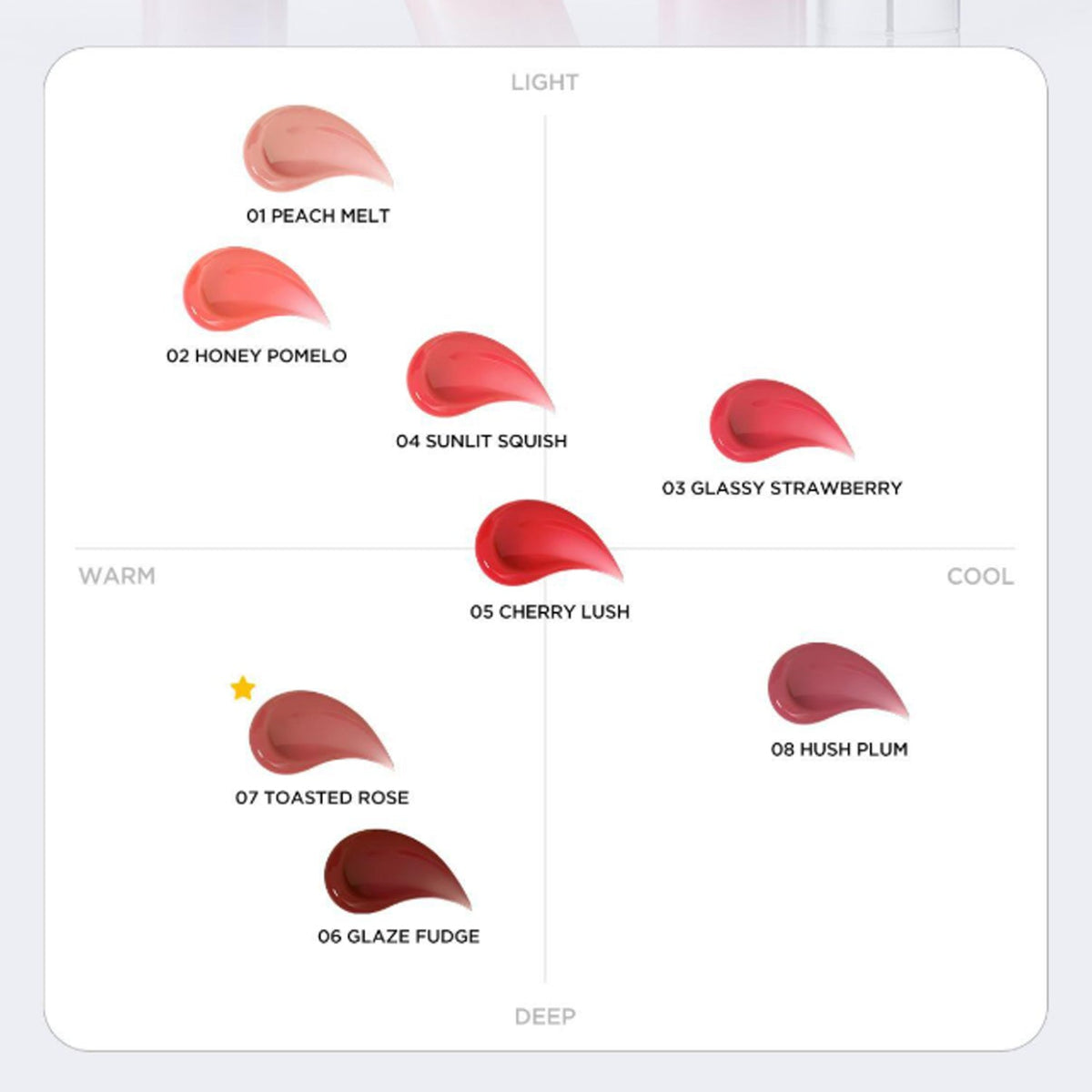 TIRTIR Glow Pop Tinted Lip Oil 8 Colors