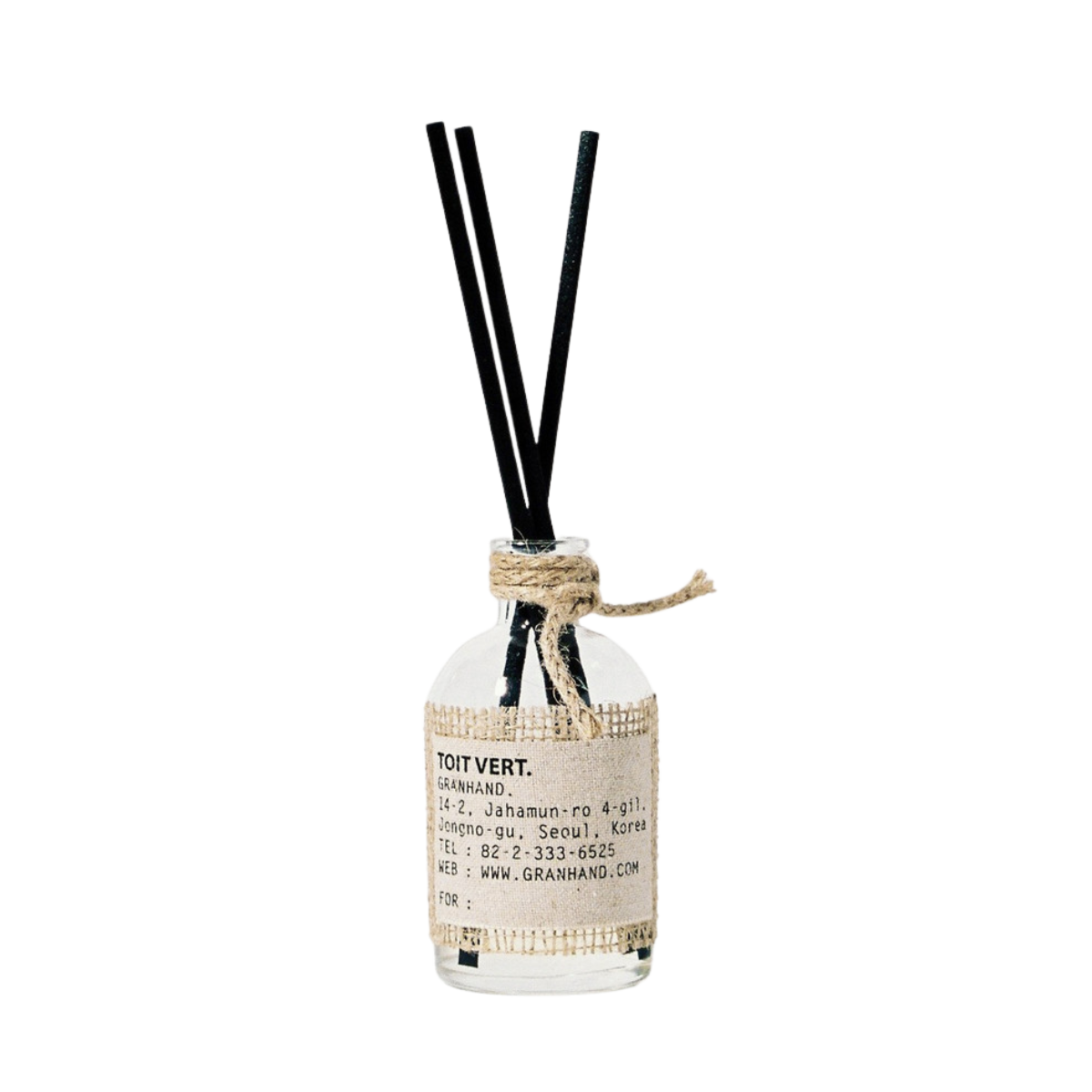 GRANHAND. Diffuser Set 150ml (9 Types) (Diffuser + glass bottle + 5 reeds)