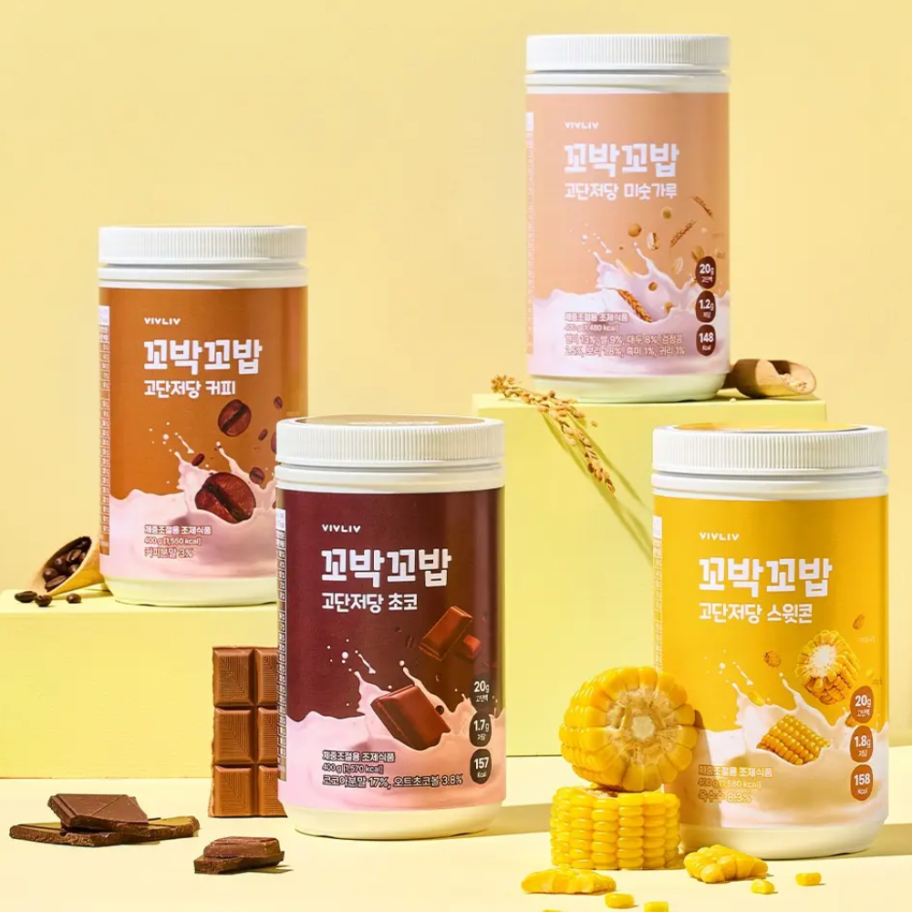 VIVLIV Kkobak Kkobab High Protein Low Sugar 400g