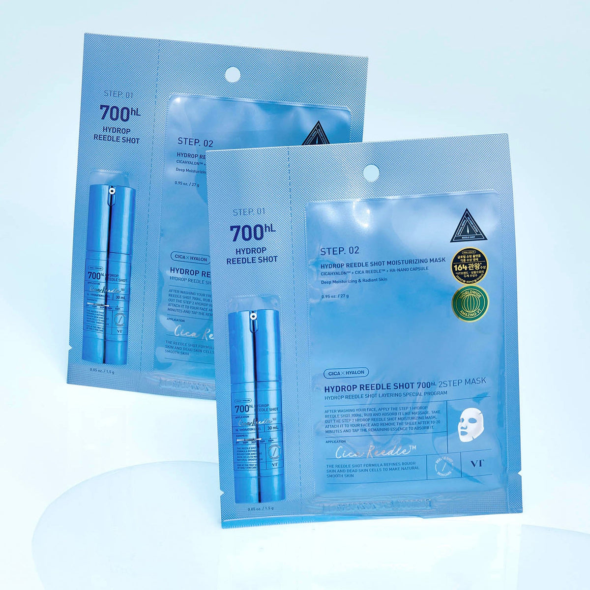 VT COSMETICS Hydro Reedle Shot 700hL 2-Step Mask
