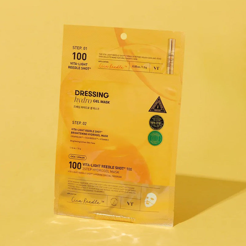 VT COSMETICS Vita-Light Reedle Shot 100 2-Step Hydrogel Mask 4ea