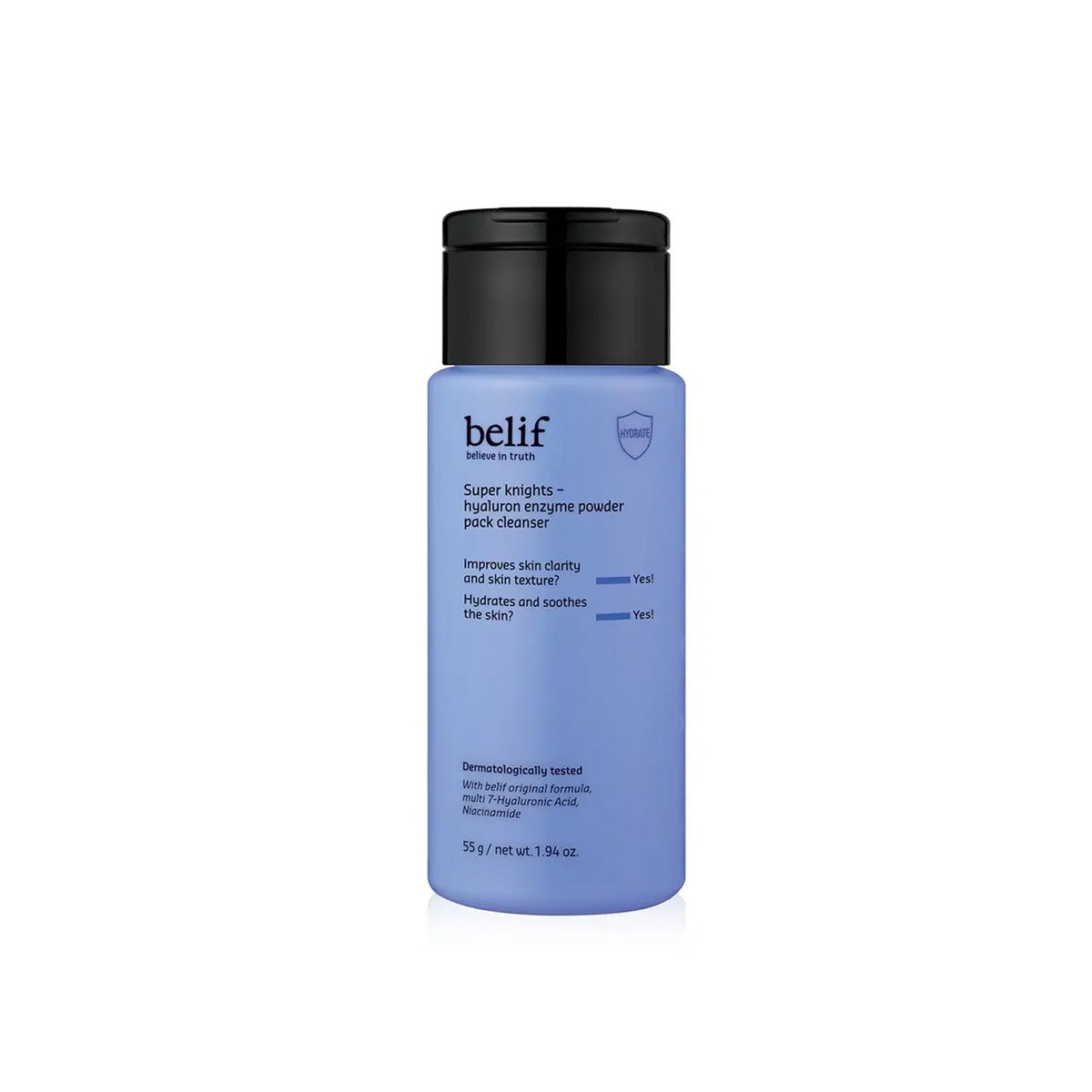 belif Super Knights Hyaluron Enzyme Powder Pack Cleanser 55g