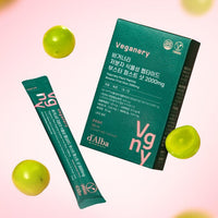 d'Alba Veganery Plant Peptide Booster First Shot 2000mg 7 Sticks (7-day supply)