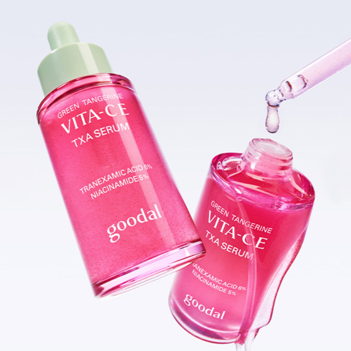 goodal Green Tangerine Vita C E TXA Serum 30ml Set (+ TXA Mist 50ml)