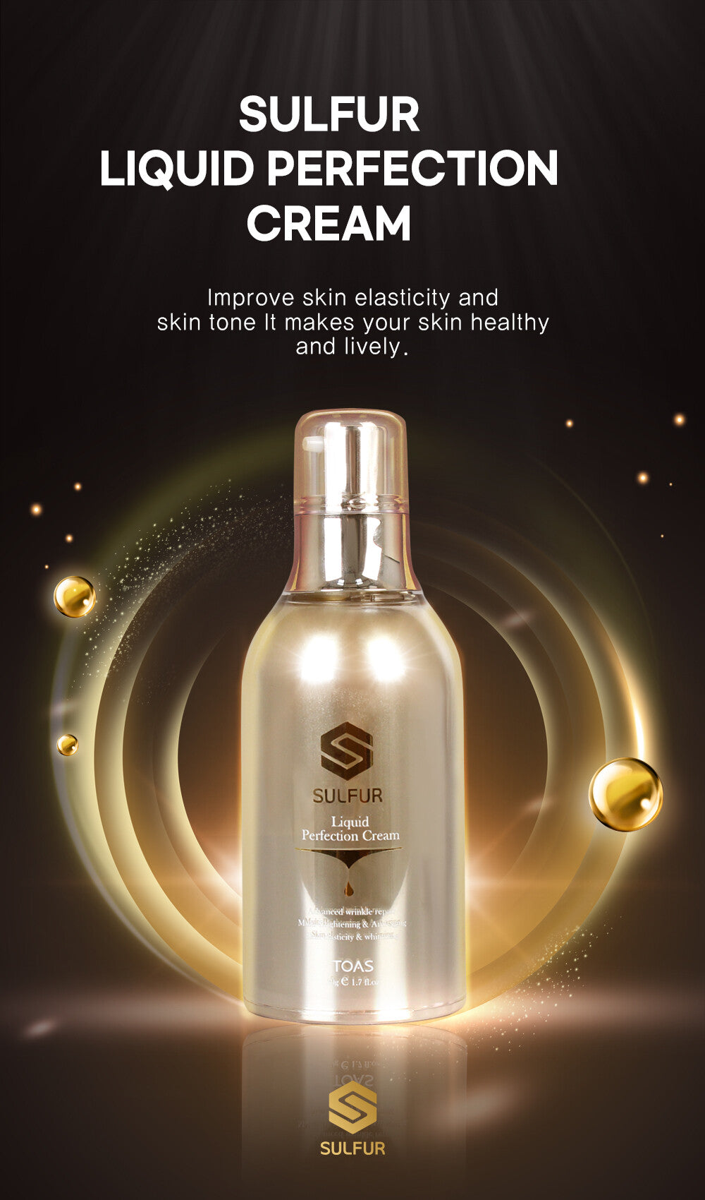 TOAS SULFUR Liquid Perfection Cream 50g