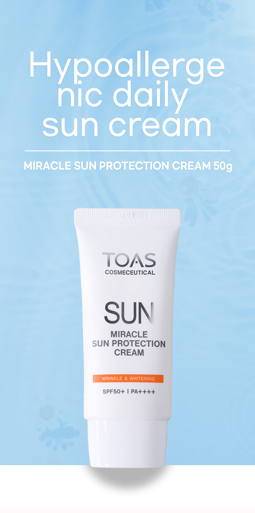 Toas Miracle Sun Protection Cream 50g