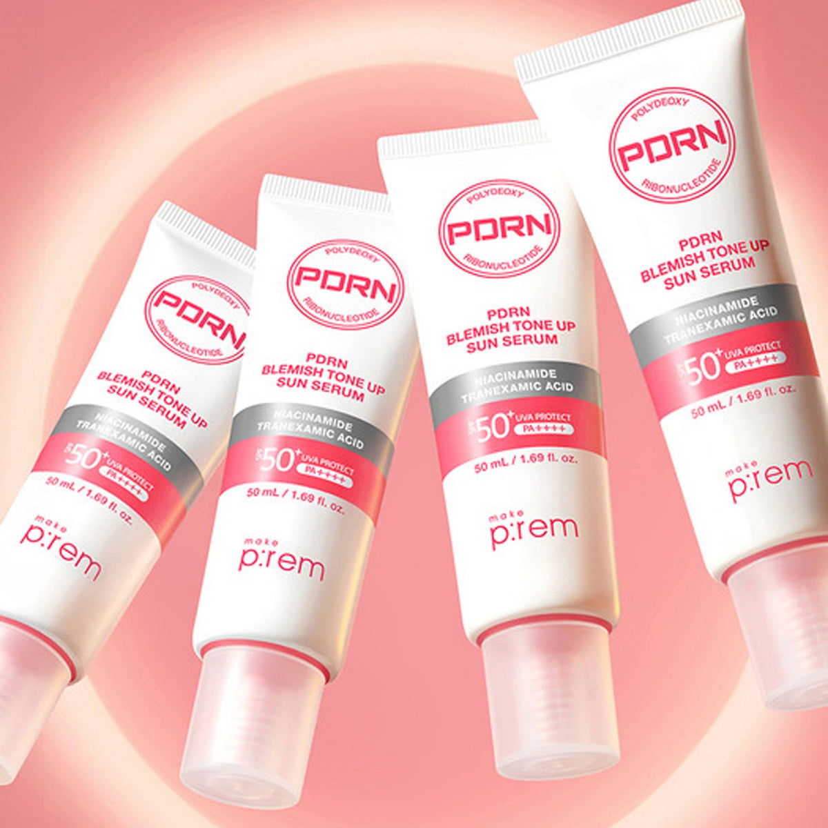 make p:rem PDRN Blemish Tone Up Sun Serum 50ml