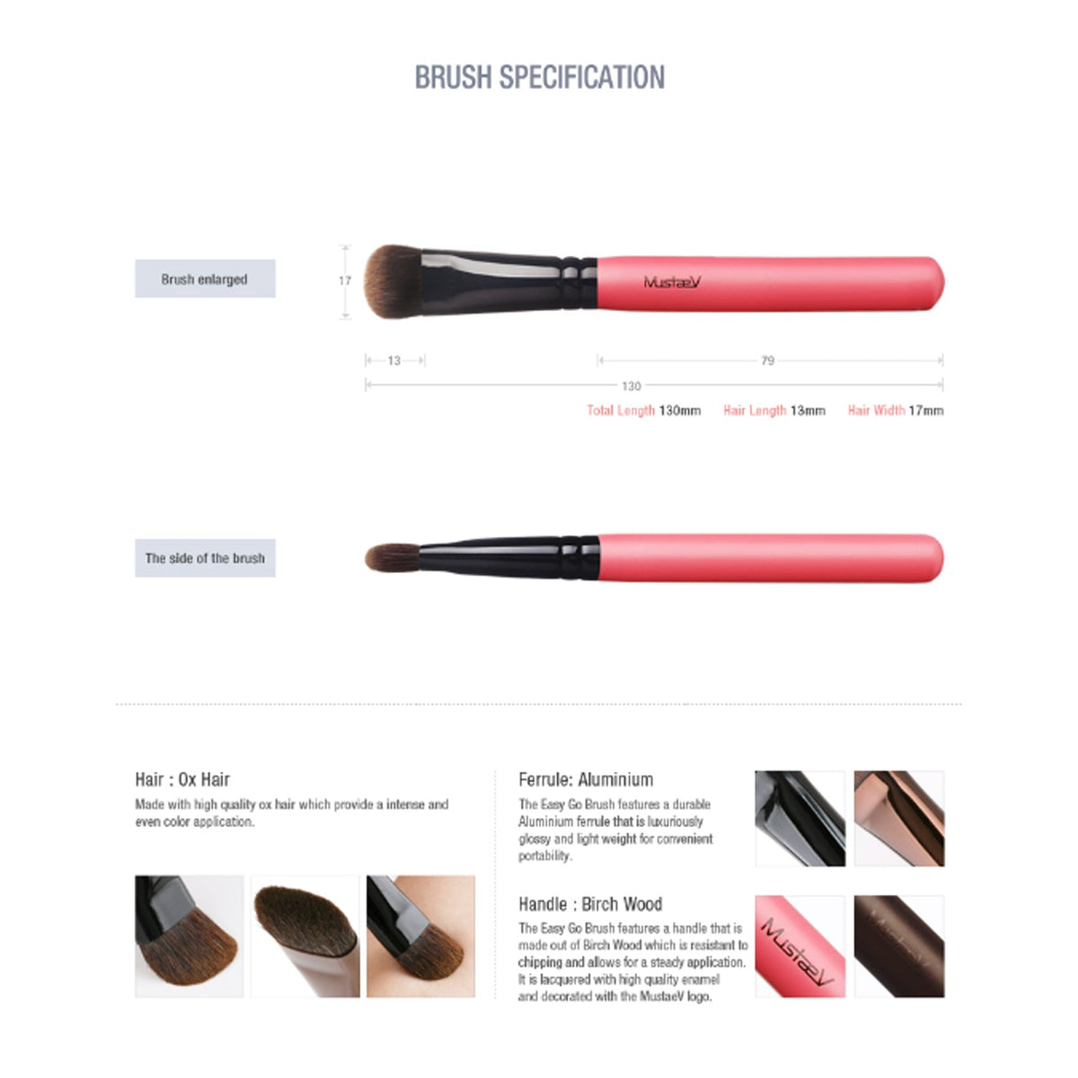 mustaev Easy Go Hairline Contour Brush