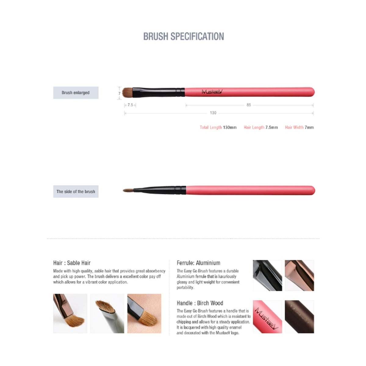 mustaev Easy Go Small Shadow Brush