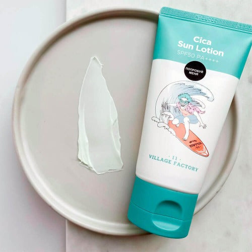 VILLAGE 11 FACTORY Cica Sun Lotion 80ml SPF50 PA++++