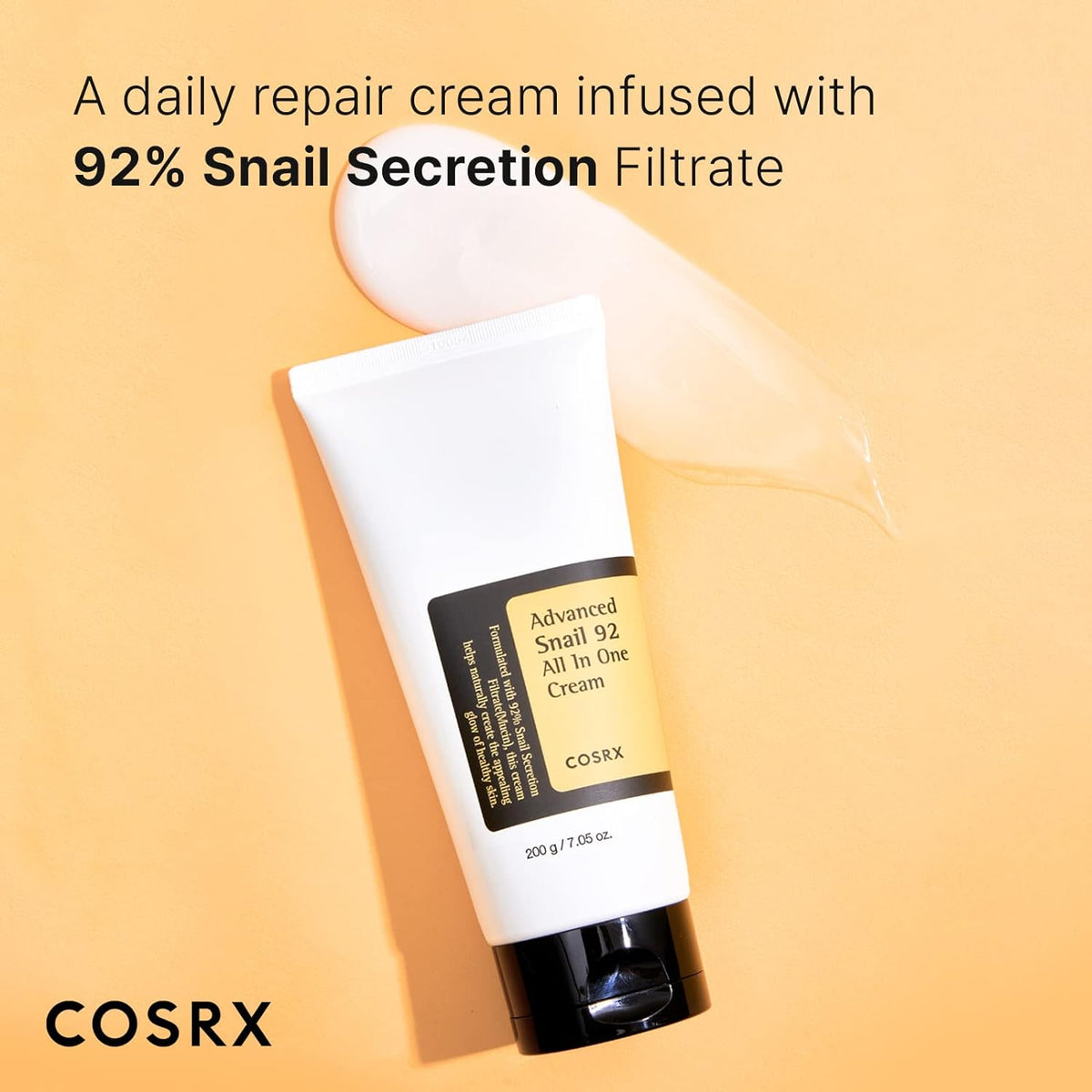 [Expiration imminen] COSRX Advanced Snail 92 All in One Cream Tube 200g