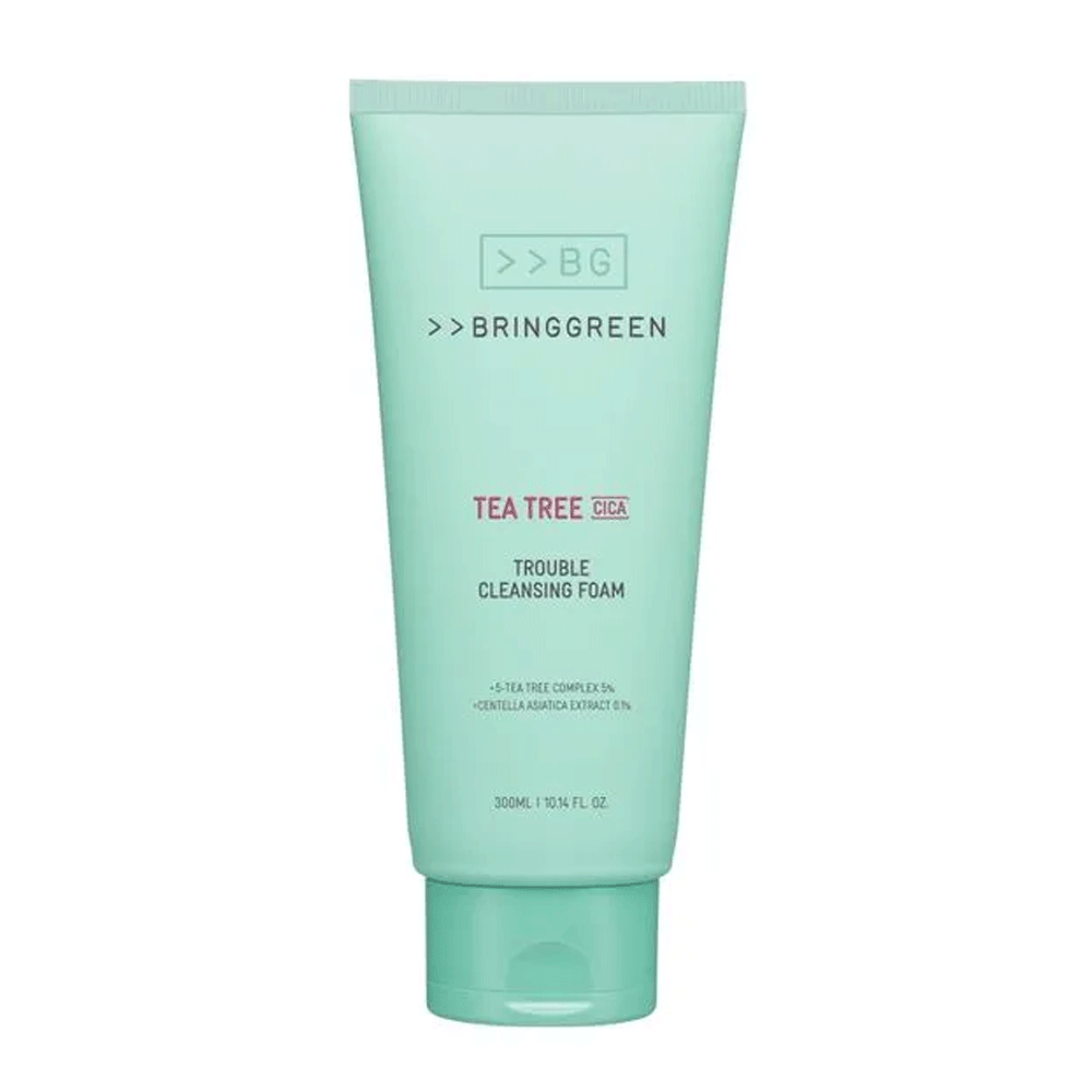 BRING GREEN Tea Tree Cica Trouble Cleansing Foam 300ml