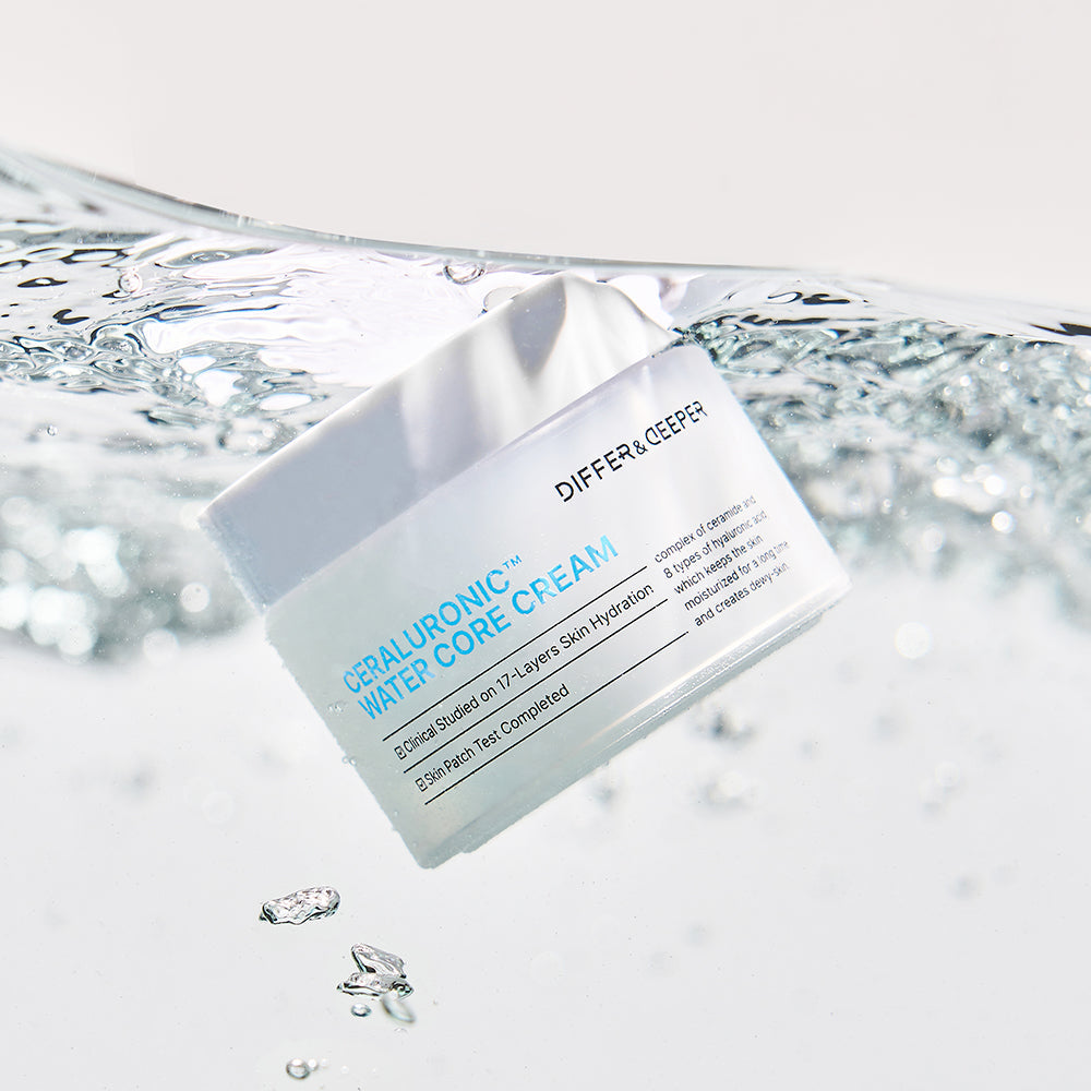 DIFFER&DEEPER Ceraluronic Water Core Cream 50g