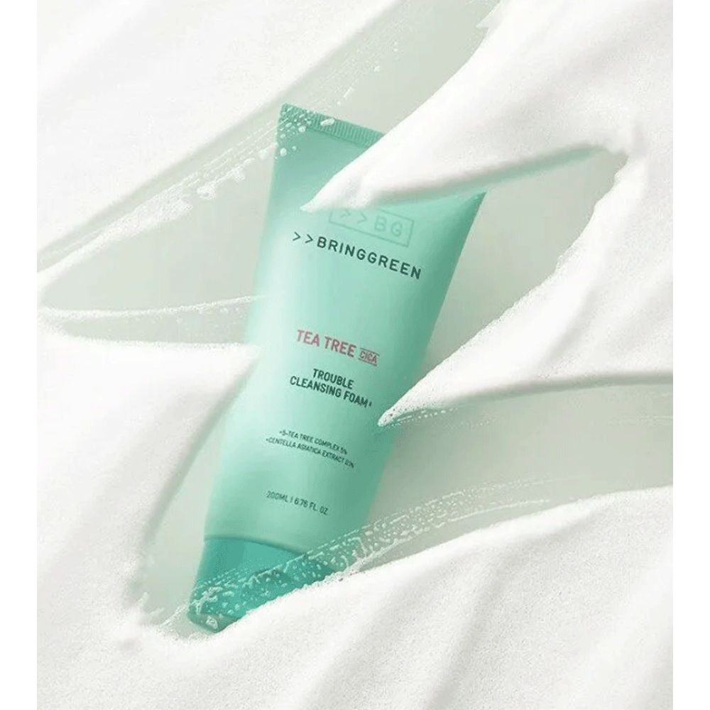 BRING GREEN Tea Tree Cica Trouble Cleansing Foam 300ml
