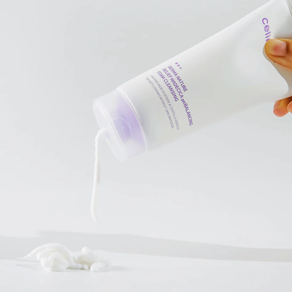 celimax Derma Nature Relief Madecica pH Balancing Foam Cleansing 150ml