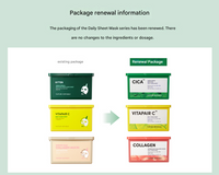 [Expiration imminen] NATURE REPUBLIC Green Derma Mild Cica Daily Sheet Mask 350ml (30 Sheets)