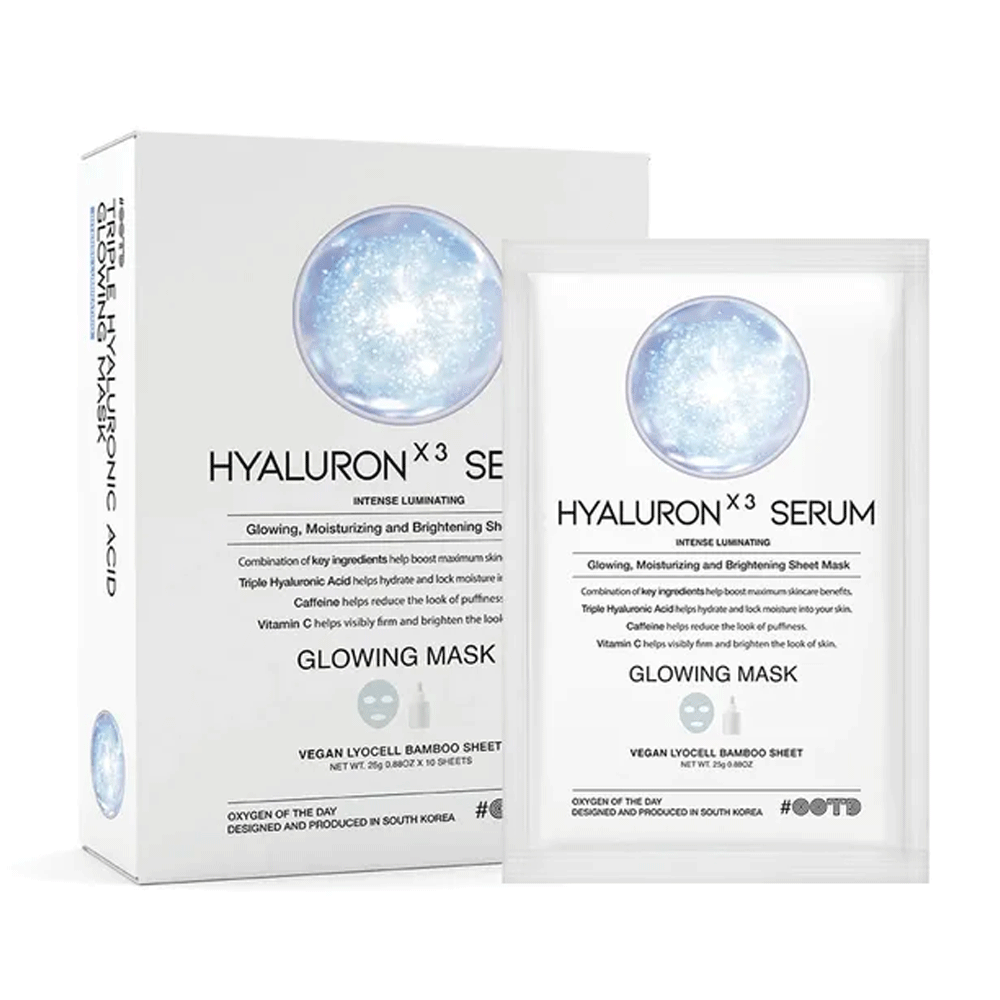 OOTD Hyaluron X3 Serum Glowing Mask 25g * 10ea