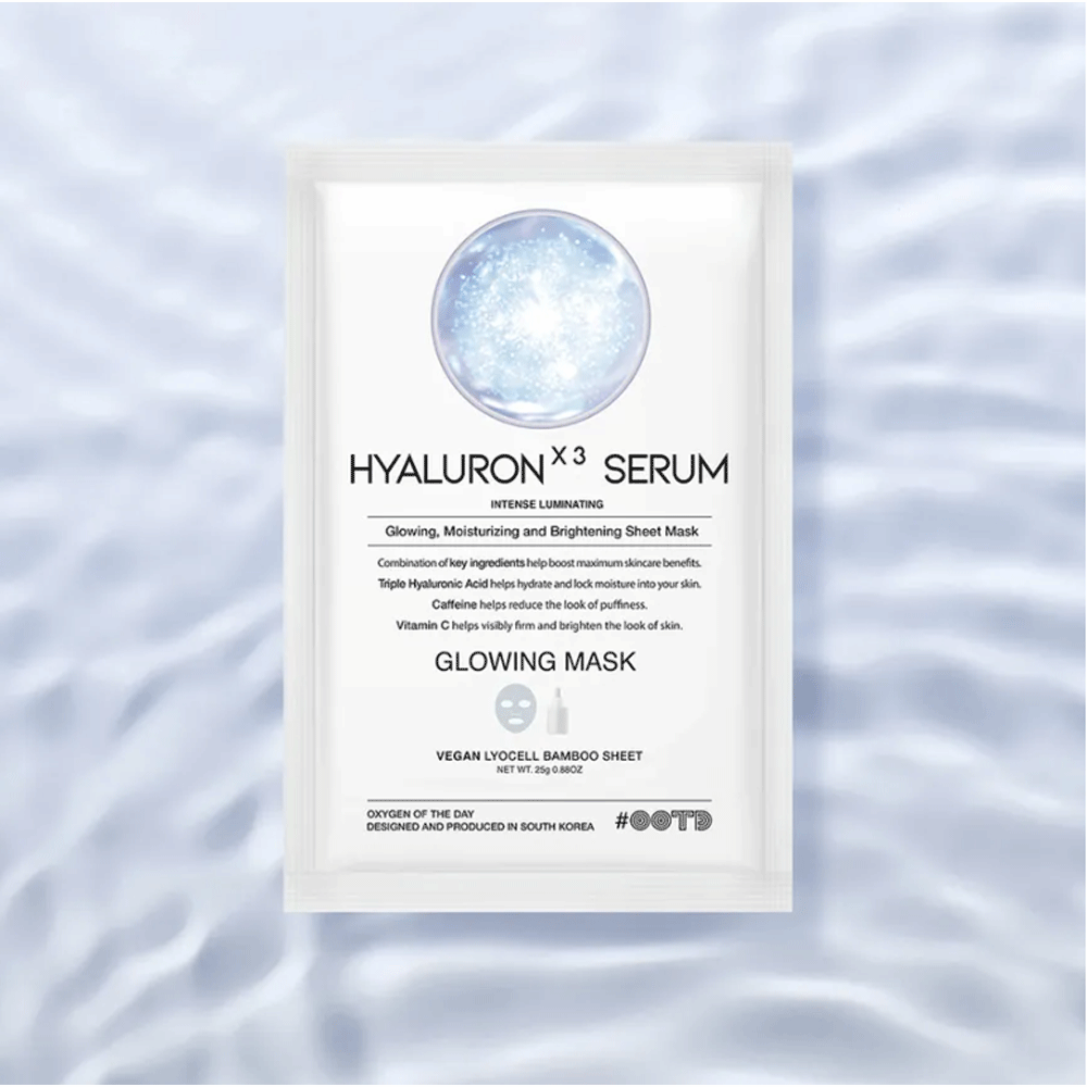 OOTD Hyaluron X3 Serum Glowing Mask 25g * 10ea
