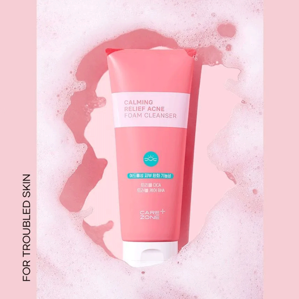CAREZONE Calming Relief Acne Foam 200ml