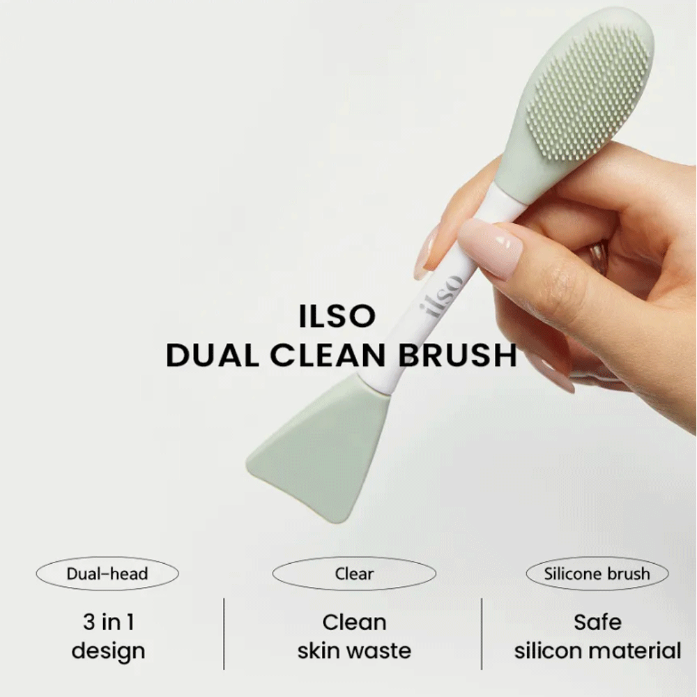 ilso Dual Clean Brush 1 pc