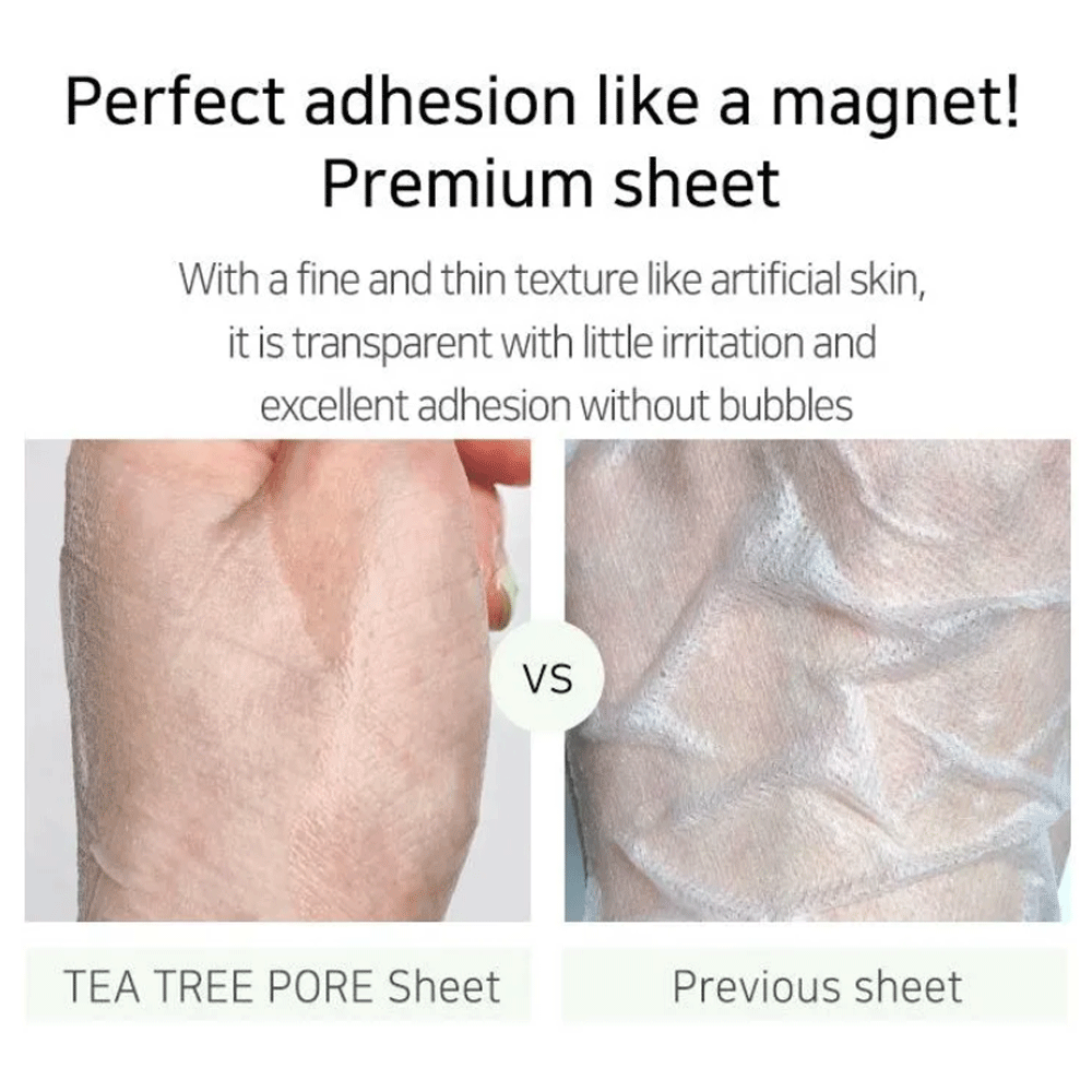 Muldream Vegan Green Mild Tea Tree Pore Mask 25ml *10ea